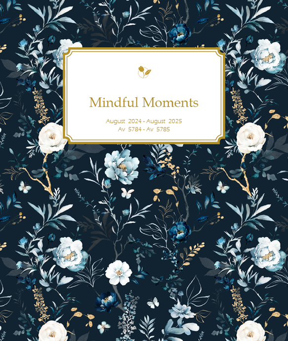 Mindful Moments Planner 5785 (August 2024-August 2025), Midnight Blooms